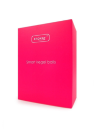 Набор розово-белых вагинальных шариков: двойные и одинарный - 2