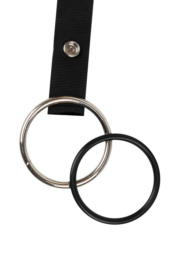 Мужской полый страпон на регулируемых ремешках - 22 см. - 6