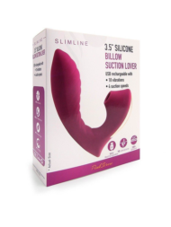 Сливовый вибромассажер с вакуумной стимуляцией клитора - 2