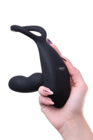 Черный стимулятор простаты Maud с вибрацией - 6