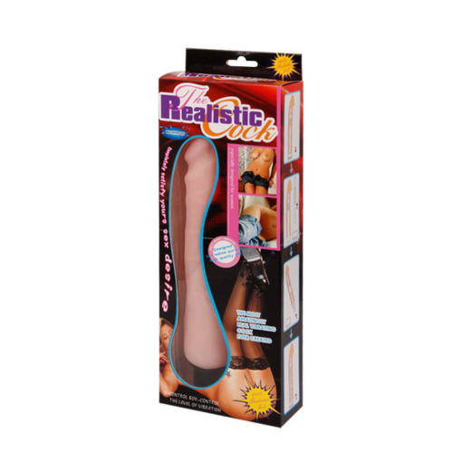 Телесный вибратор фаллической формы - 26 см. - 1