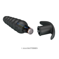 Черный анальный вибростимулятор Aeolis - 11 см. - 8