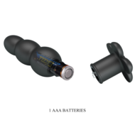 Черный анальный вибростимулятор Jadier - 11 см. - 8