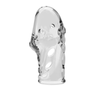 Прозрачная насадка на пенис Booker - 8 см. - 2