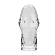 Прозрачная насадка на пенис Booker - 8 см. - 3
