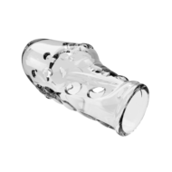 Прозрачная насадка на пенис Booker - 8 см. - 4