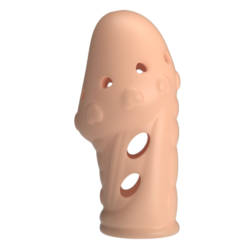 Телесная насадка на пенис Booker - 8 см. - 2