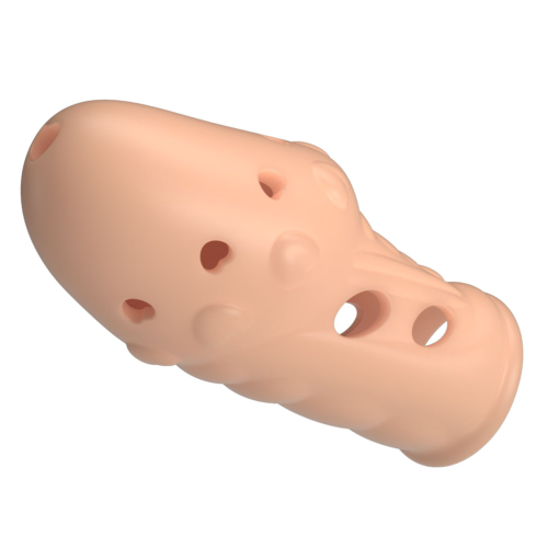 Телесная насадка на пенис Booker - 8 см. - 5