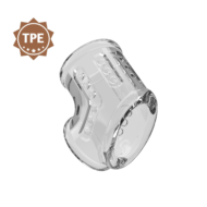 Прозрачная насадка на пенис и мошонку - 3