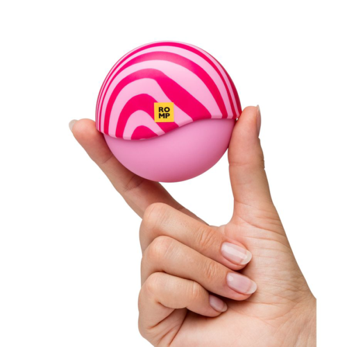 Розовый бесконтактный клиторальный стимулятор Romp Spin - 4