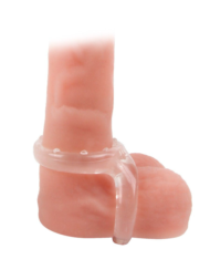 Прозрачное двойное эрекционное кольцо - 1