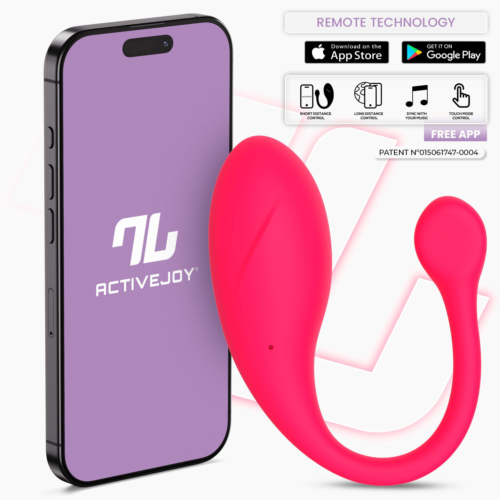 Ярко-розовое интерактивное виброяйцо Bulby - 1