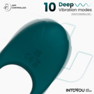 Зеленое интерактивное виброкольцо Ringo - 2