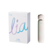 Бежевый вакуумный стимулятор клитора Lia - 1