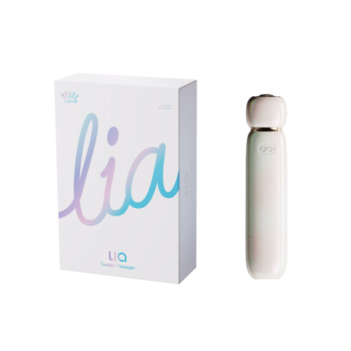 Бежевый вакуумный стимулятор клитора Lia - 1