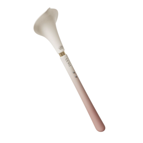 Розовый двусторонний вибромассажёр Calla - 3