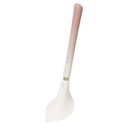 Розовый двусторонний вибромассажёр Calla - 4