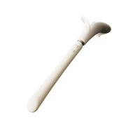 Бежевый двусторонний вибромассажёр Calla - 8