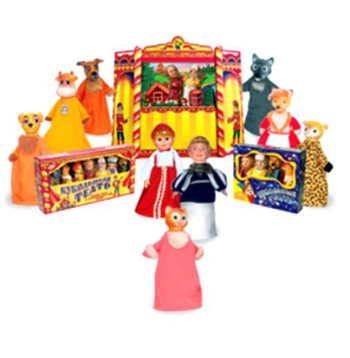 Игровой набор Кукольный театр из 7 персонажей