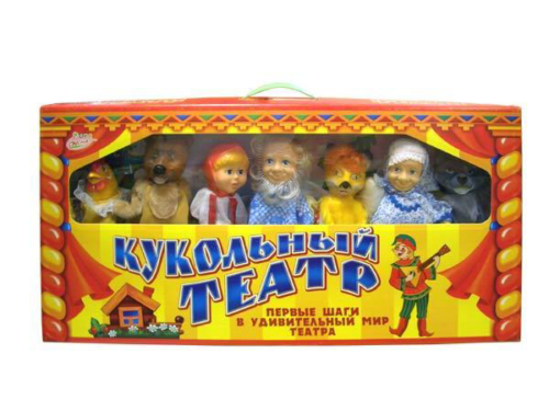 Игровой набор Кукольный театр из 7 персонажей - 1