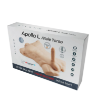 Карамельный мужской торс с фаллоимитатором SILEXD Apollo L 7 - 3