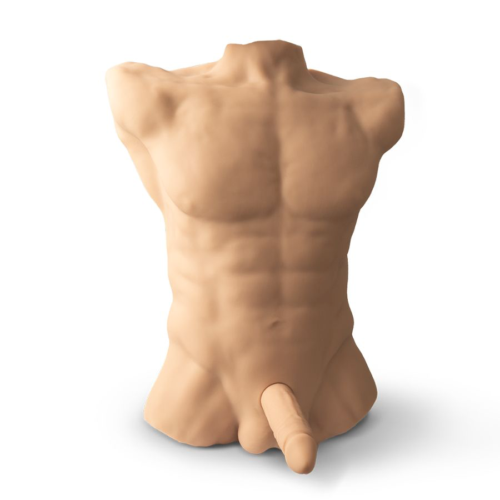 Телесный мужской торс с фаллоимитатором SILEXD Apollo L 7 - 2