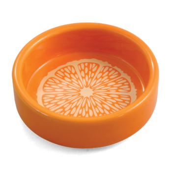 Миска керамическая для мелких животных - Апельсин