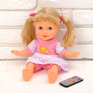 Интерактивная мягконабивная кукла Кристина, 34 см - 0