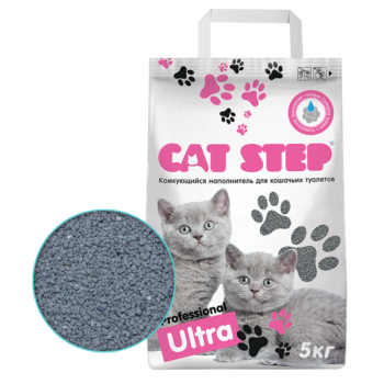 Наполнитель комкующийся минеральный CAT STEP Professional Ultra - 5 кг