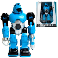 Робот "THUNDERBOLT" (цвет синий), со световыми и звуковыми эффектами , 24х12х30 см - 0