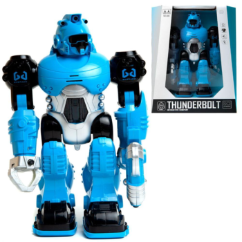 Робот "THUNDERBOLT" (цвет синий), со световыми и звуковыми эффектами , 24х12х30 см