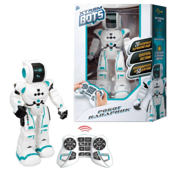 Робот на радиоуправлении "Xtrem Bots: Напарник", световые и звуковые эффекты