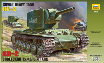 Модель сборная "Советский тяжелый танк КВ-2"