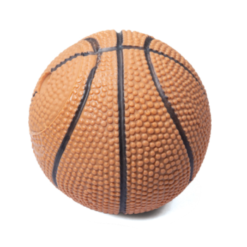 Игрушка для собак из винила - Мяч баскетбольный 7см