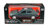 Машина металлическая RMZ City 1:32 Mercedes Benz E63 AMG, инерционная, черный матовый цвет - 0