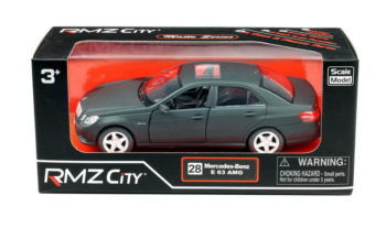 Машина металлическая RMZ City 1:32 Mercedes Benz E63 AMG, инерционная, черный матовый цвет