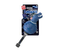 Игрушка для собак - Динобол Т-рекс с отключаемой пищалкой - синий - 0