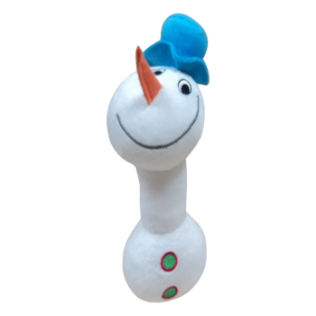 Игрушка для собак - Снеговик с пищалкой (21см)