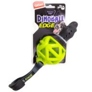 Игрушка для собак - Динобол Т-рекс черно-зеленый (28 см) - 2