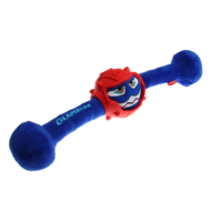 Игрушка для собак - Гладиатор синий в резиновом шлеме (41 см) - 0