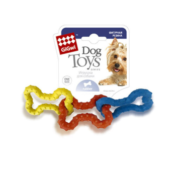 Игрушка для собак - 3 резиновые косточки (15см)