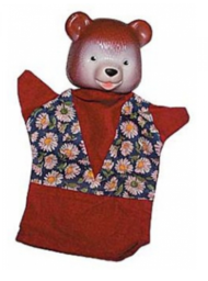 Кукла-перчатка Медведь - 0