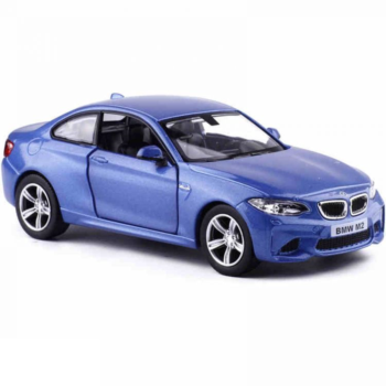 Машина металлическая RMZ City 1:36 BMW M2 COUPE with Strip инерционная, 2 цвета в ассортименте (синий), 11,80х4,90х3,73 см
