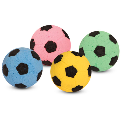 Игрушка для кошек - Мяч футбольный (пакет 25шт) - 0