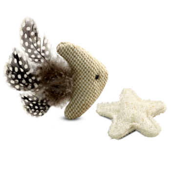 Набор игрушек NATURAL - Рыбка и морская звезда
