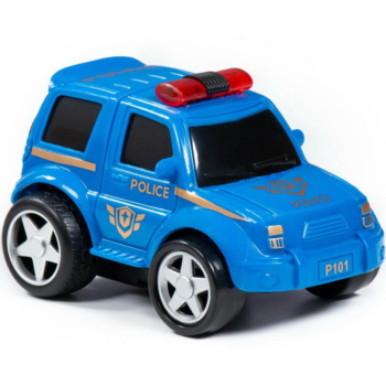 Автомобиль "Крутой Вираж" полиция инерционный ,(в коробке)