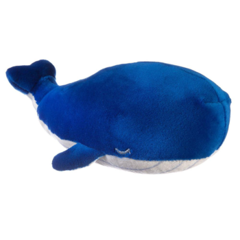 Мягкая игрушка Кит синий, 13 см