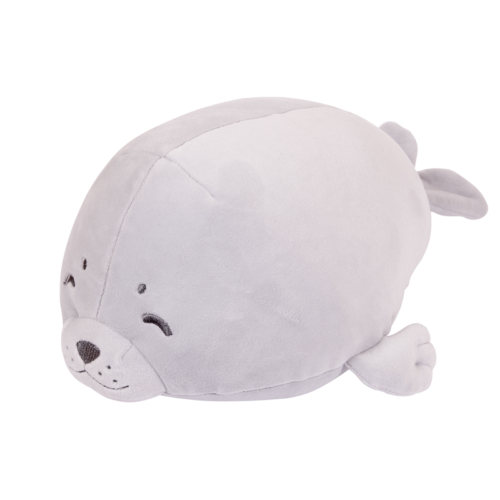 Мягкая игрушка Морской котик серый, 27 см - 0