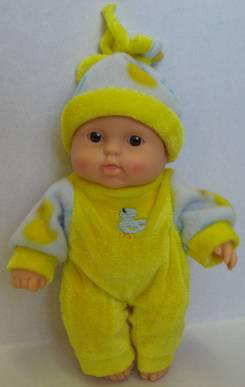 Кукла Карапуз 10, мальчик К, пластмассовая, 20 см