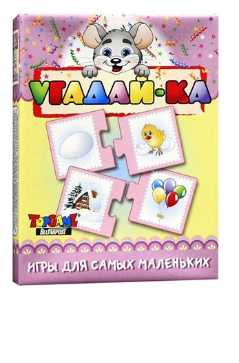 Развивающая настольная игра Белфарпост "Угадай-ка", дидактическая мозаика, картон - 1